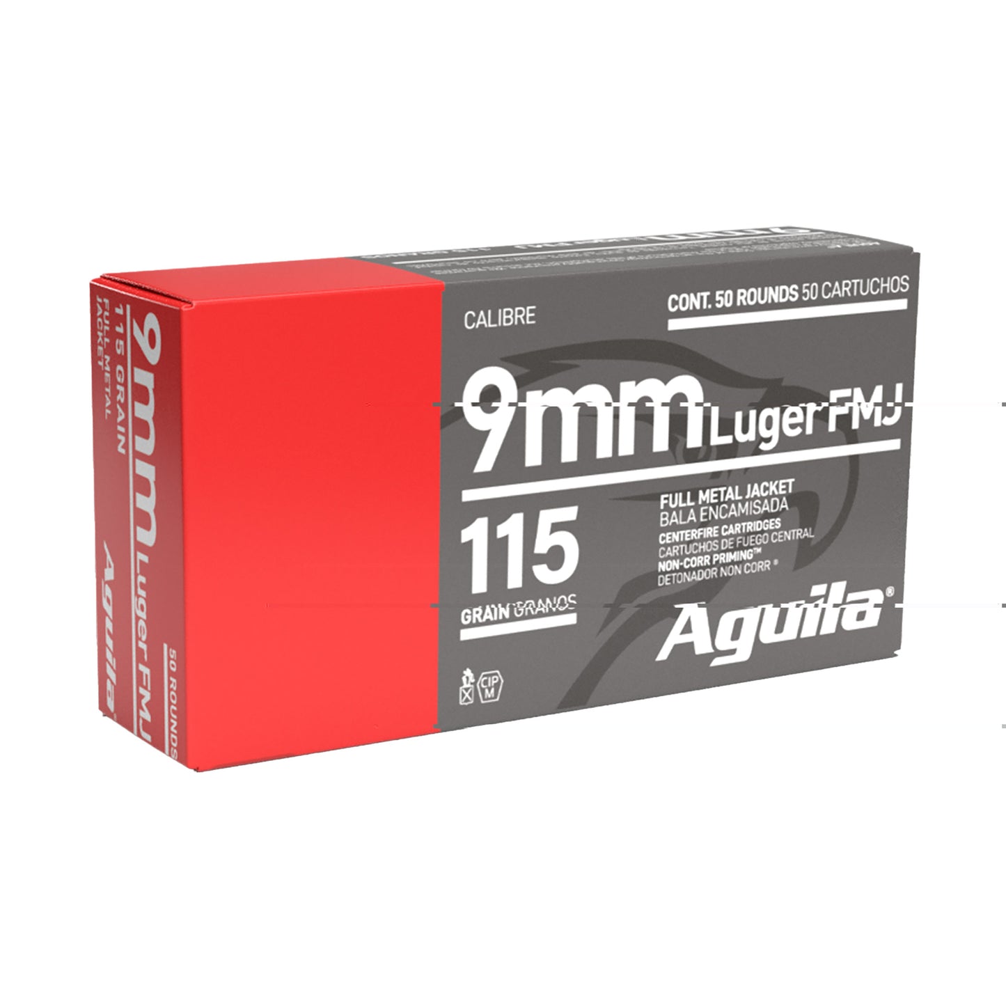 Aguila 9mm 115gr Fmj 50/1000