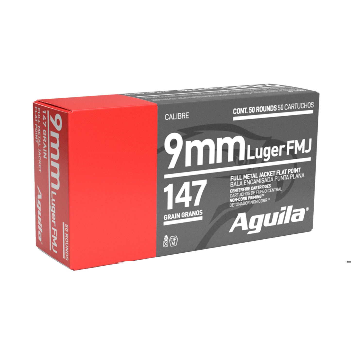 Aguila 9mm 147gr Fmj Fp 50/1000