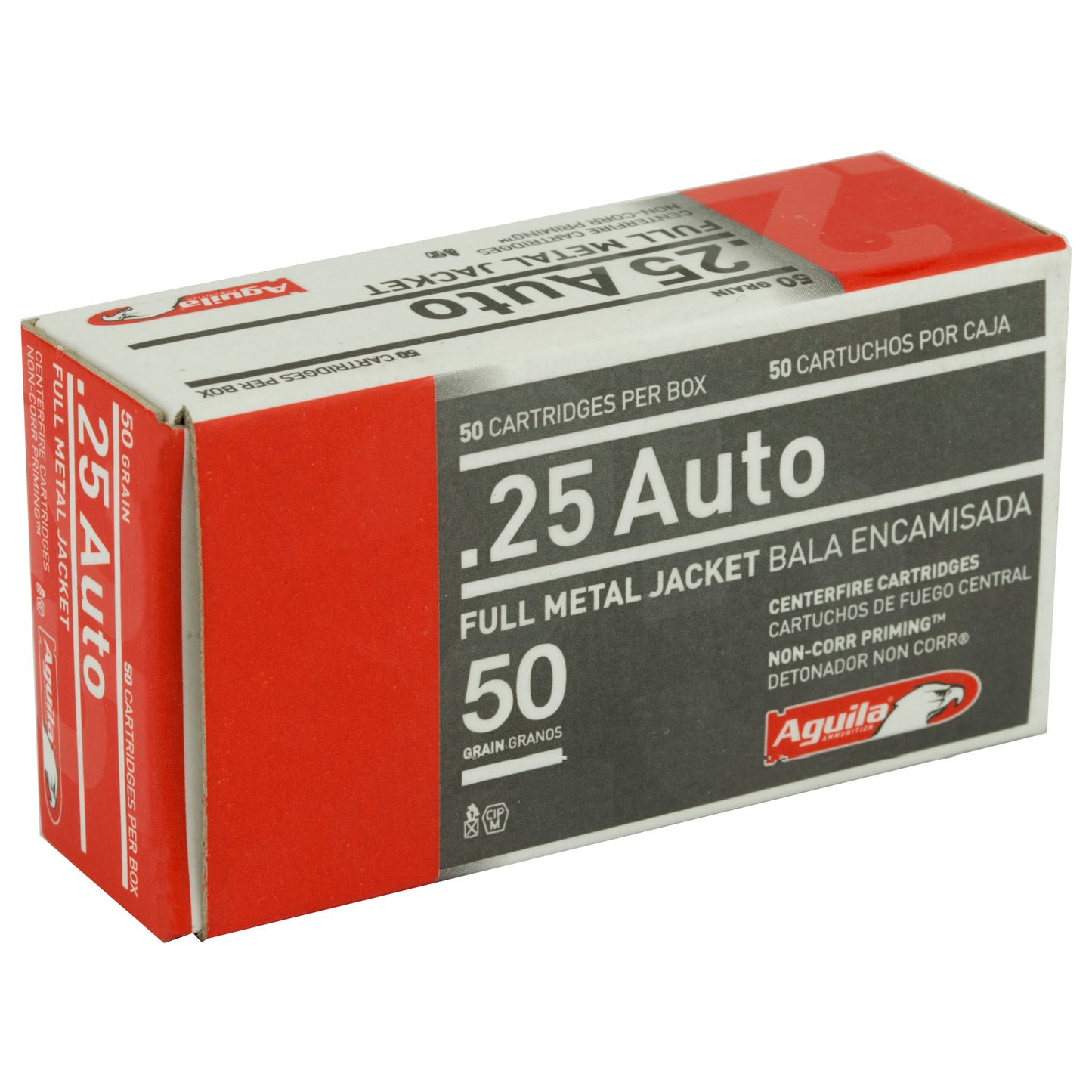 Aguila 25acp 50gr Fmj 50/1000