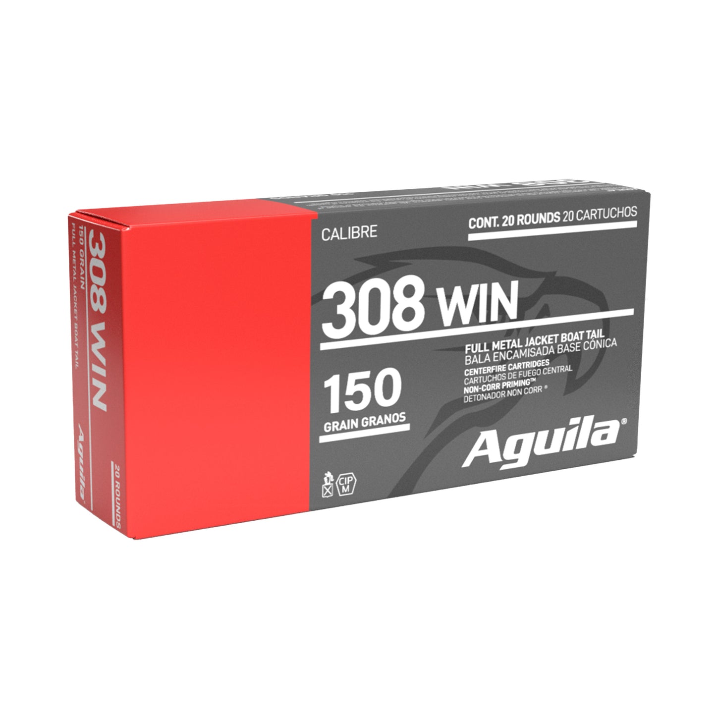 Aguila 308win 150gr Fmjbt 20/500