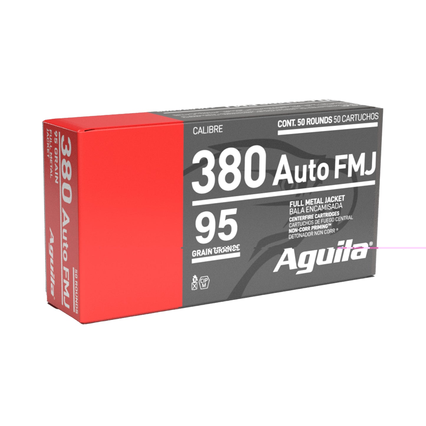 Aguila 380acp 95gr Fmj 50/1000