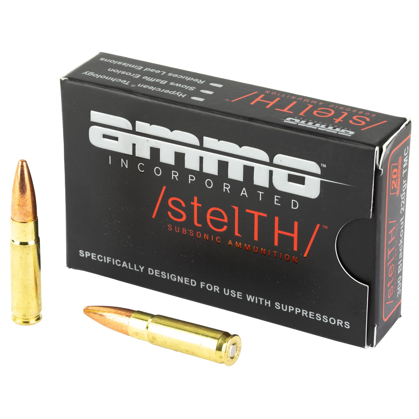 Ammo Inc Stelth 300blk 220gr 20/200