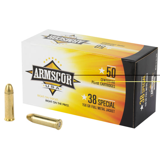 Armscor 38spl 158gr Fmj 50/1000