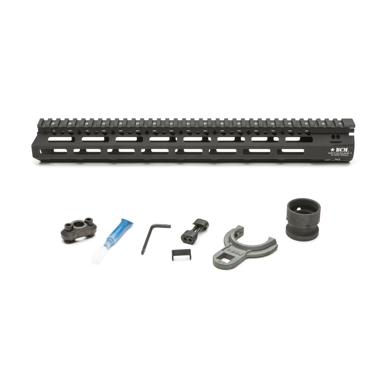 Bcm Gunftr Mcmr Rail 556 15" Blk Mlk