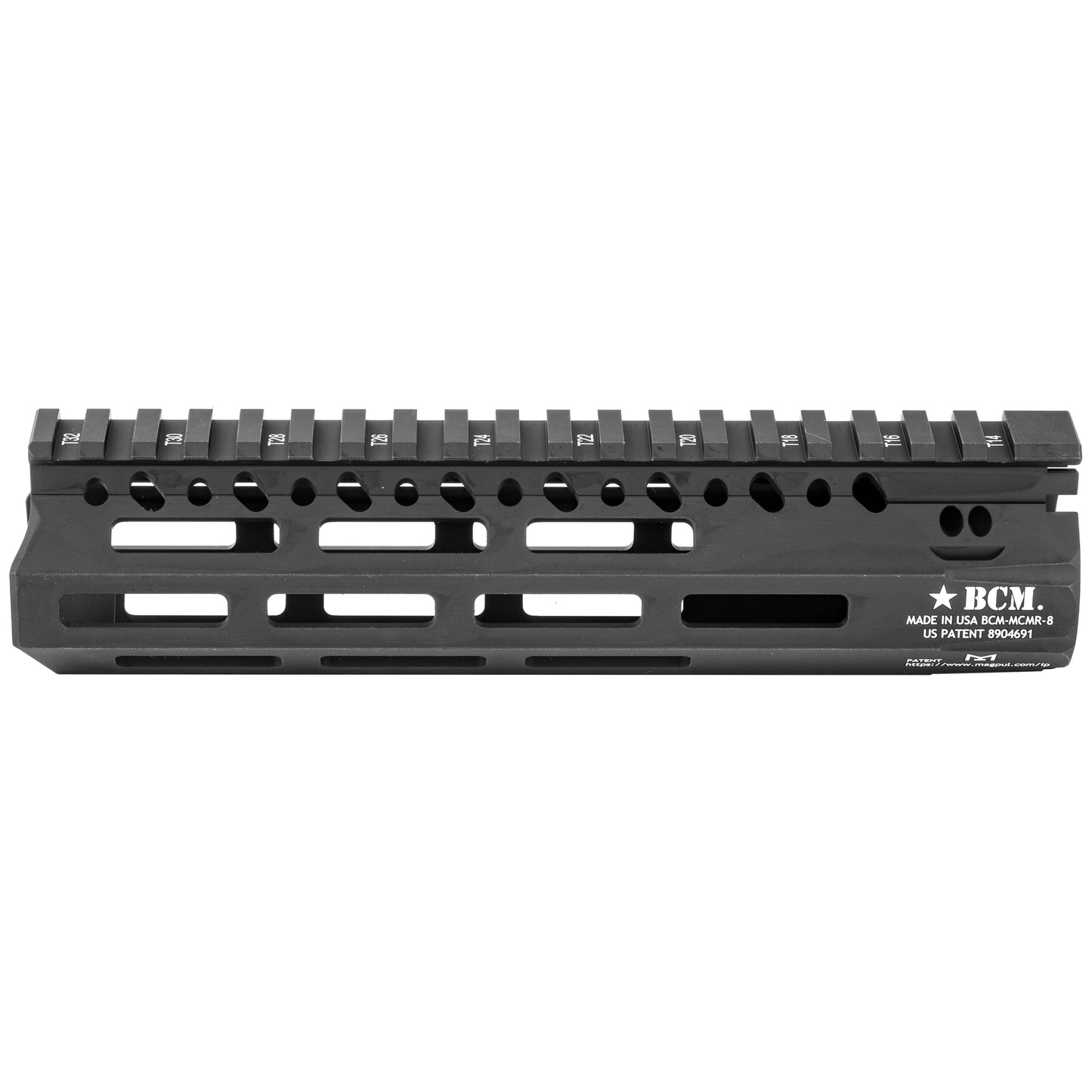 Bcm Gunftr Mcmr Rail 556 8" Blk Mlok