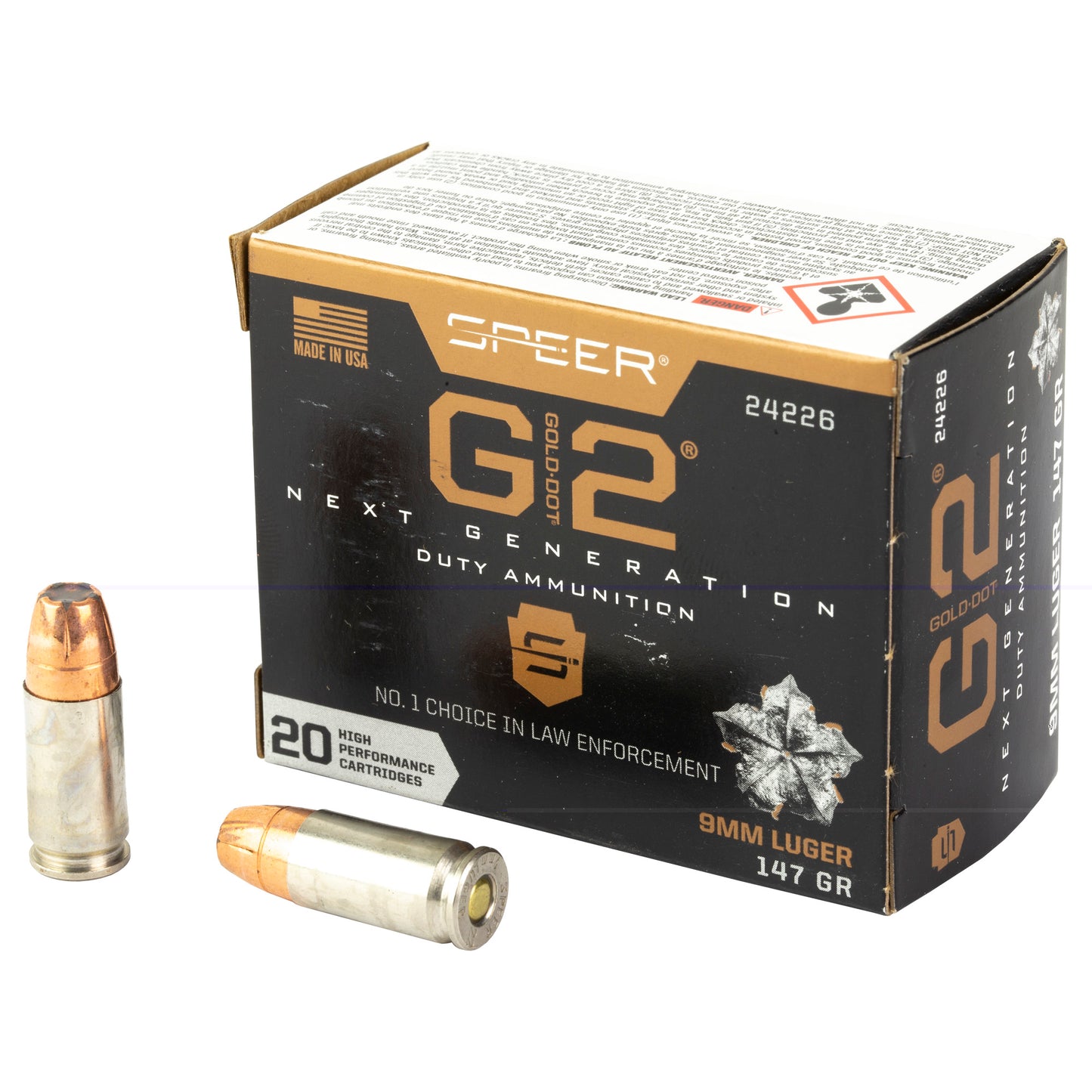 Spr Gold Dot G2 9mm 147gr 20/200