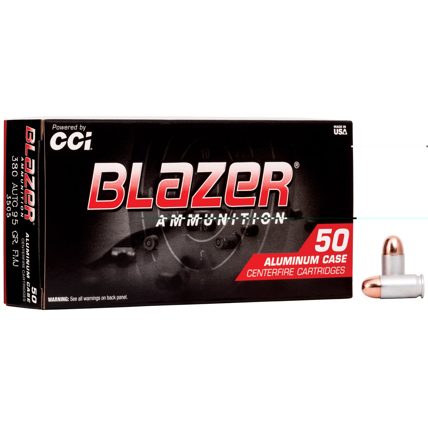 Blazer 380acp 95gr Fmj 50/1000