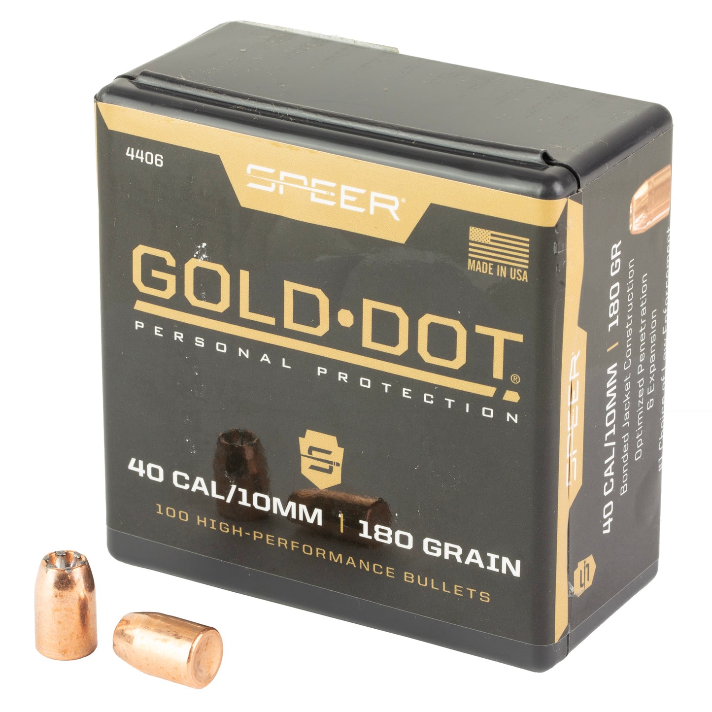 Spr Gold Dot .400 180gr Hp 100ct