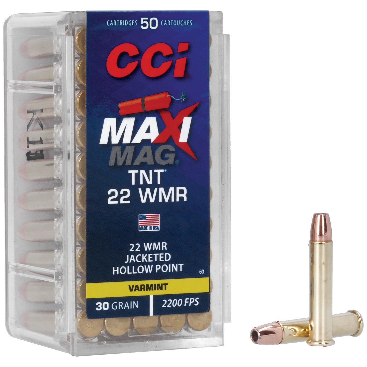 Cci 22wmr Tnt Maxi-mag 50/2000