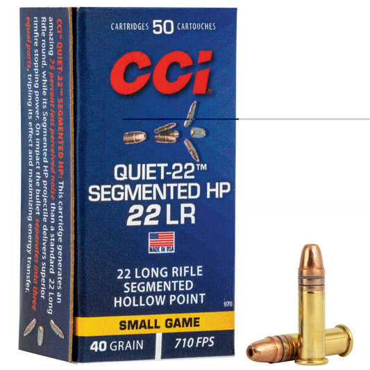 Cci Quiet Segmented 22lr 40gr Hp 50