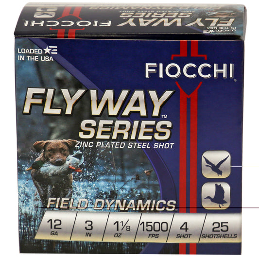 Fiocchi 12ga #4 Flyway Steel 25/250