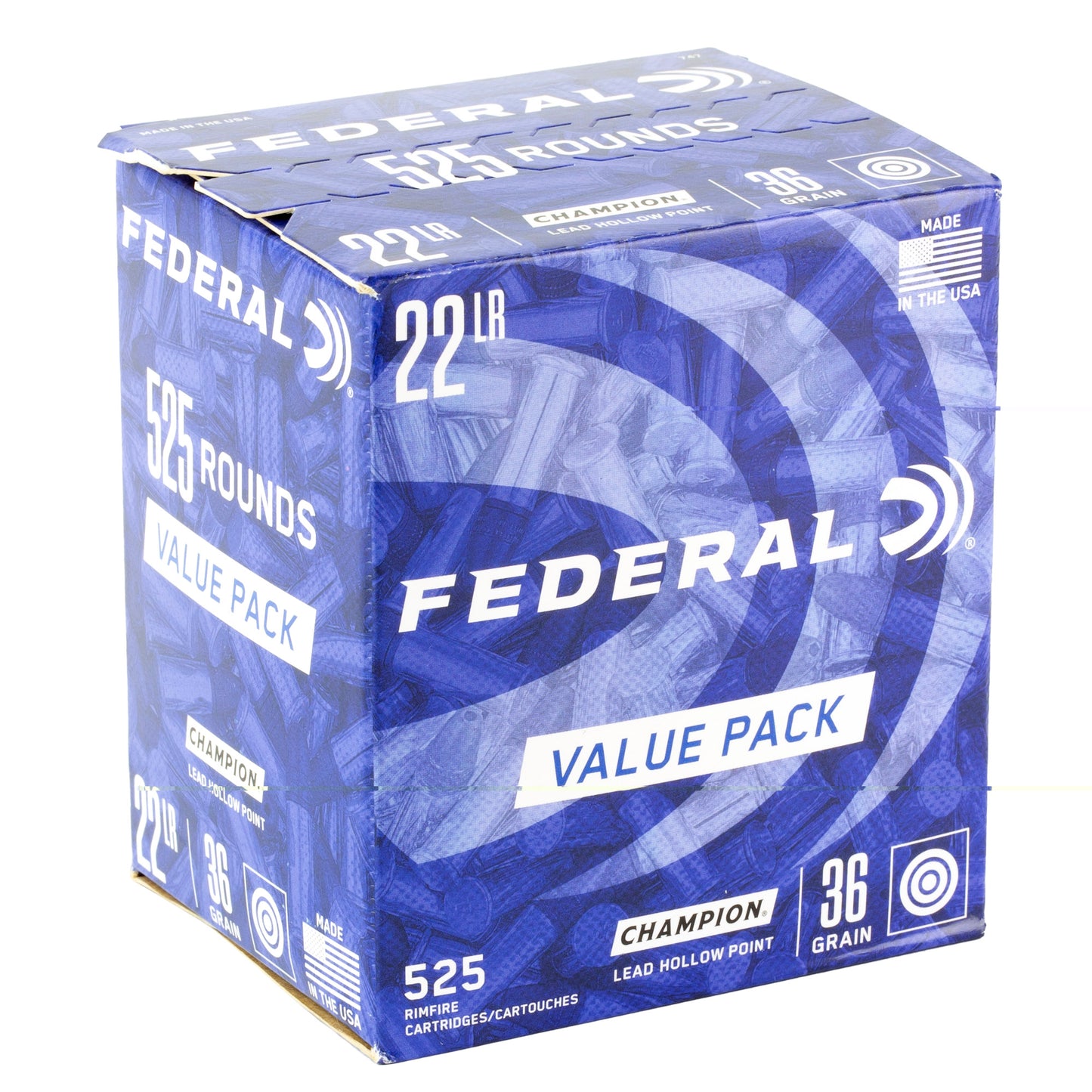 Fed 22lr 36grn Lead Hp 525 Ct