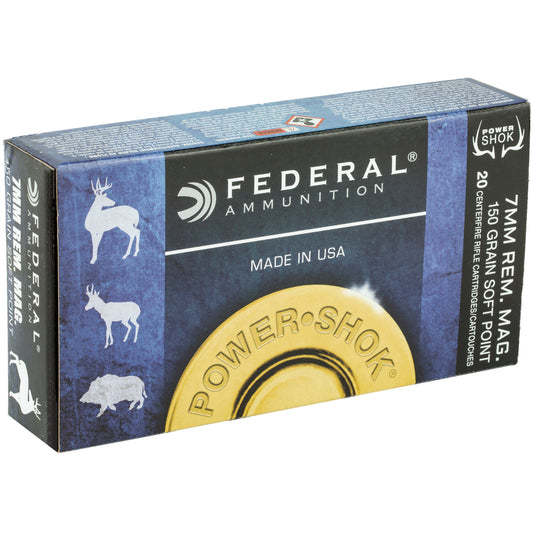 Fed Pwrshk 7mmrem 150gr Sp 20/200