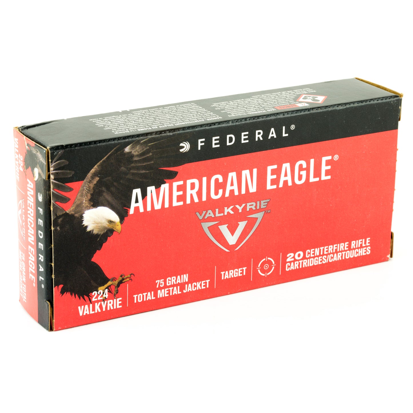 Fed Am Eagle 224vlk 75gr Tmj 20/200