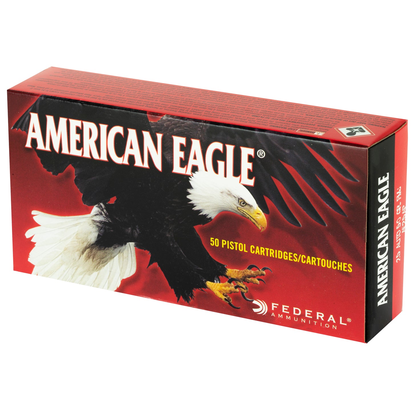 Fed Am Eagle 25acp 50gr Fmj 50/1000