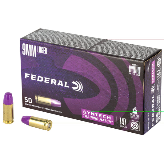 Fed Ae 9mm 147gr Trn Mtch Tsj 50/500