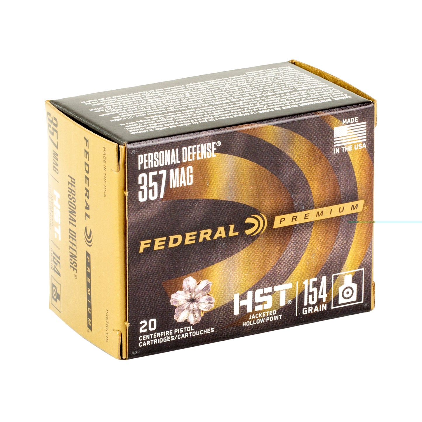 Fed Prm 357mag 154gr Hst Jhp 20/200