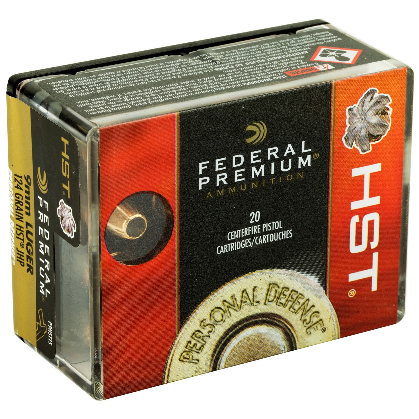 Fed Prm Hst 9mm 124gr Jhp 20/200