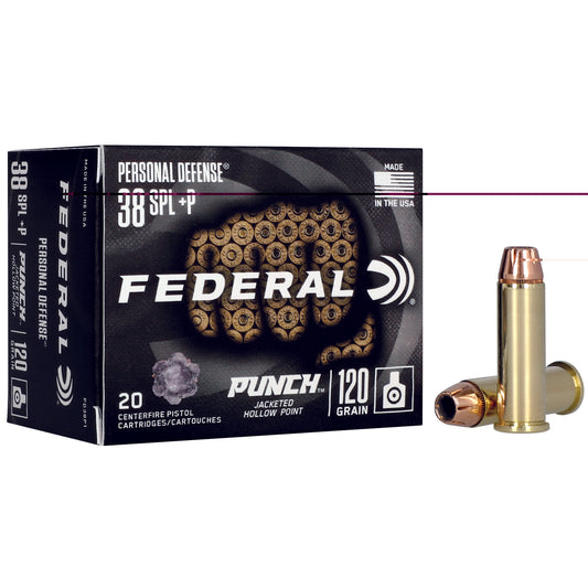 Fed Punch 38 Spl 120gr Jhp 20/200