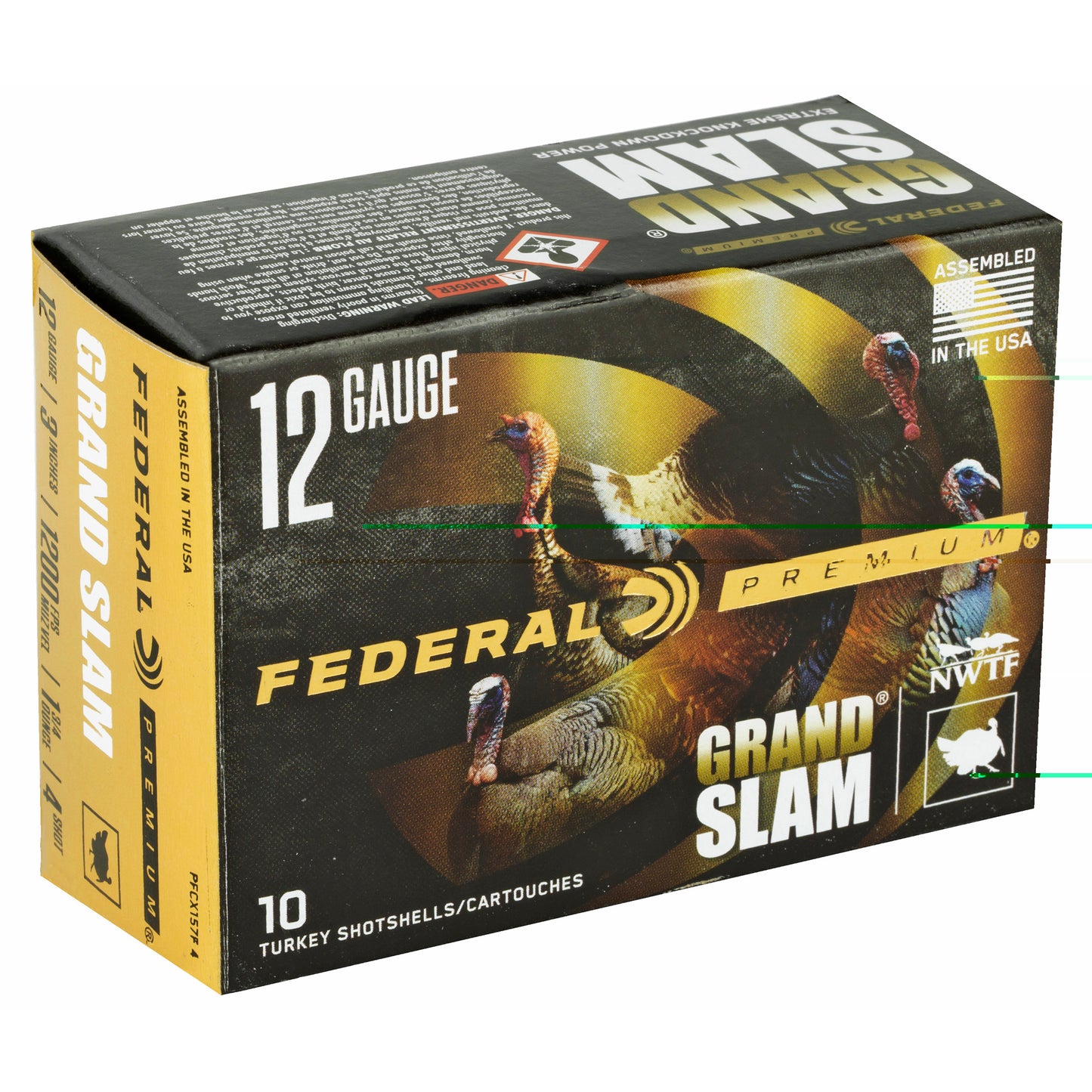 Fed Grand Slam 12ga 3" #4 1.75oz 10/