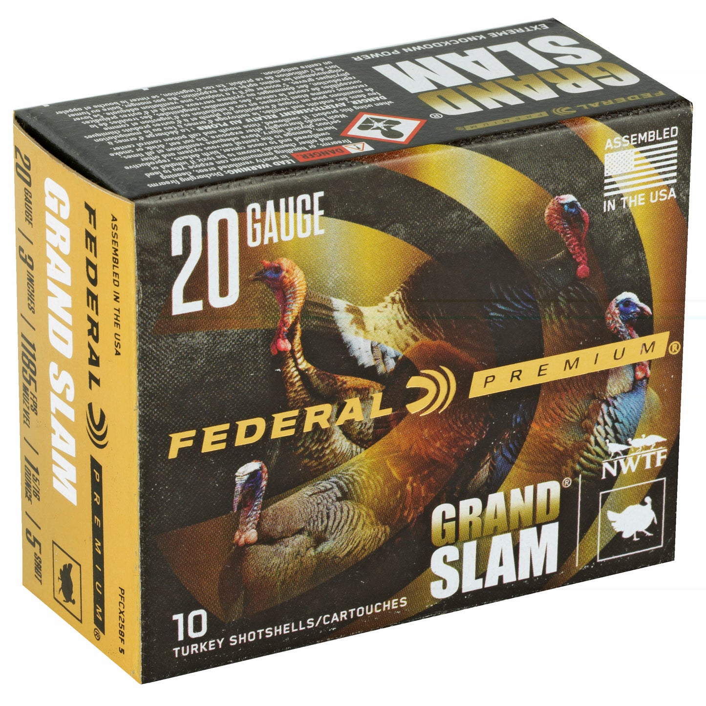 Fed Grand Slam 20ga 3" #5 1-5/16oz