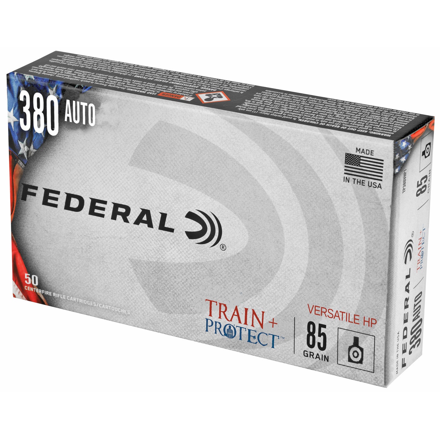 Fed Train/protct 380acp 85gr Vhp 50