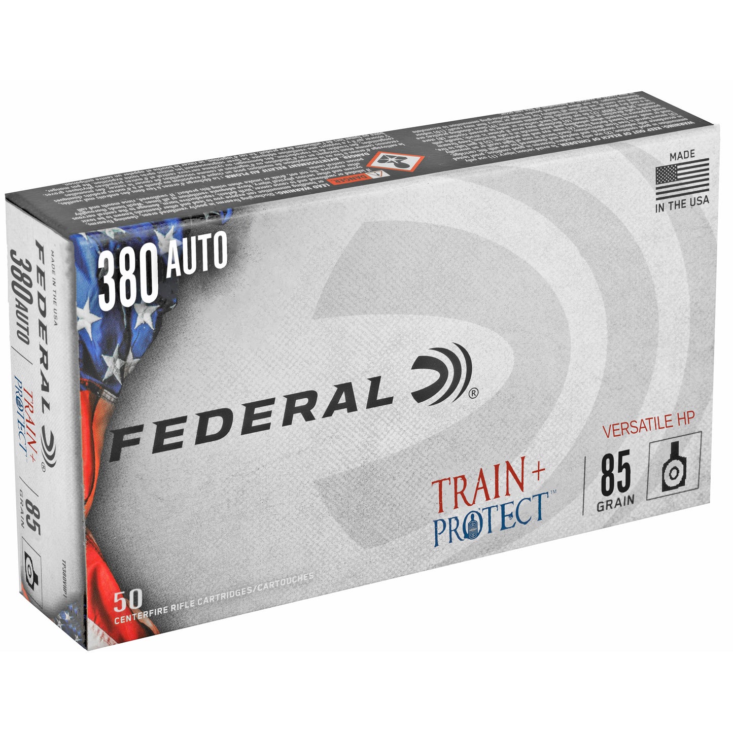 Fed Train/protct 380acp 85gr Vhp 50