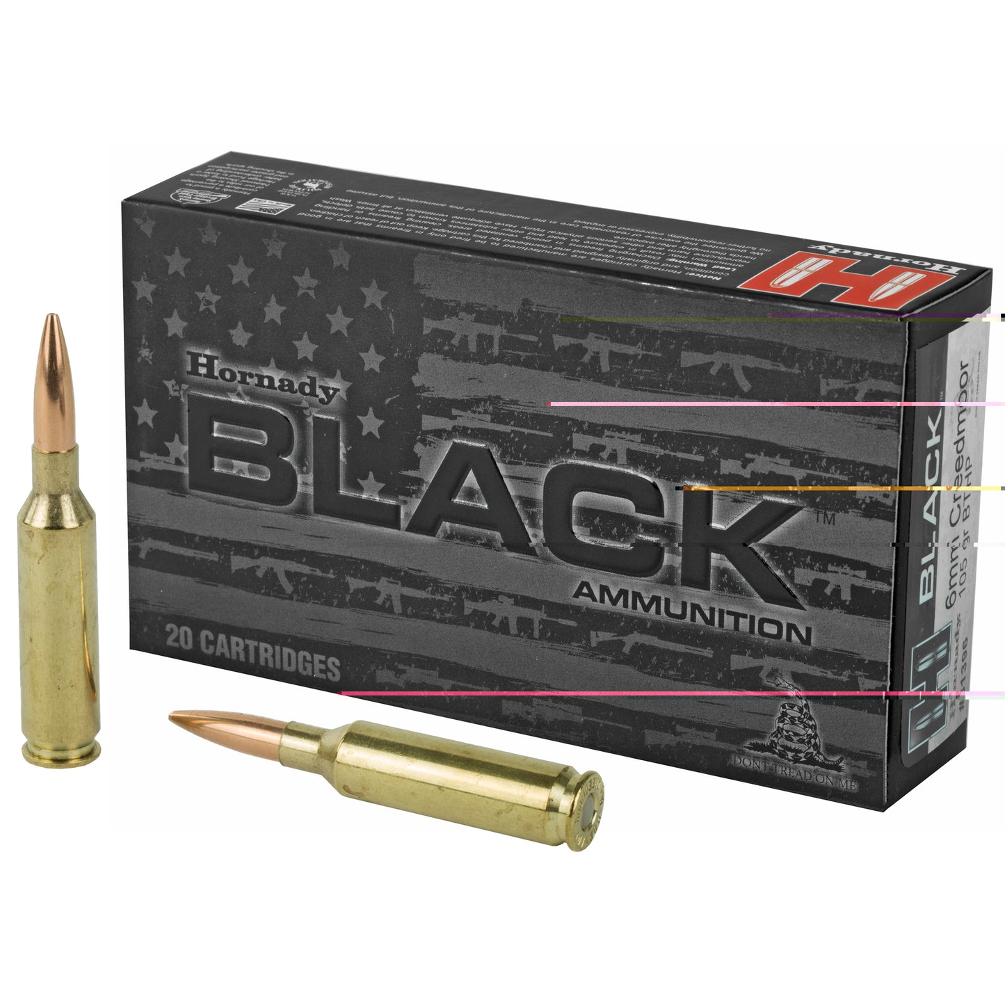 Hrndy Blk 6mm Crd 105gr Bthp 20/200