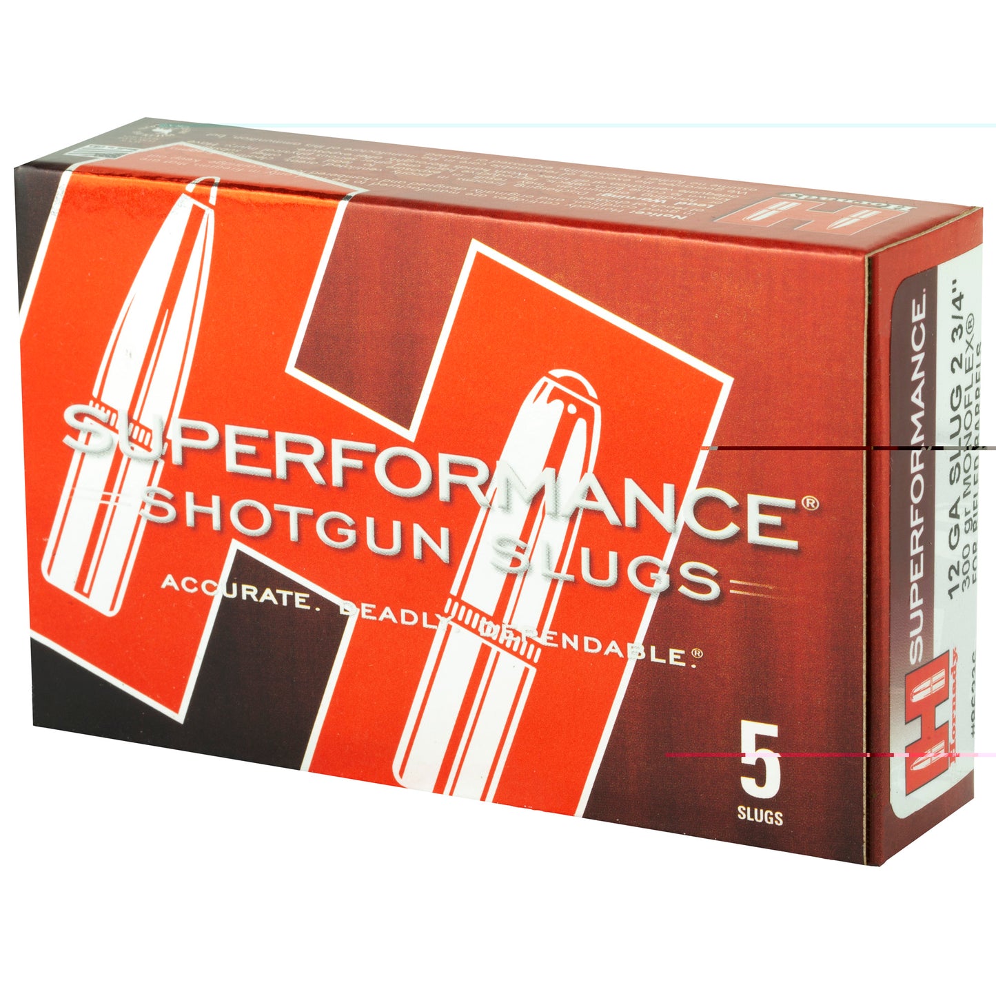 Hrndy 12ga 2.75" 300gr Slug Mfx5/100