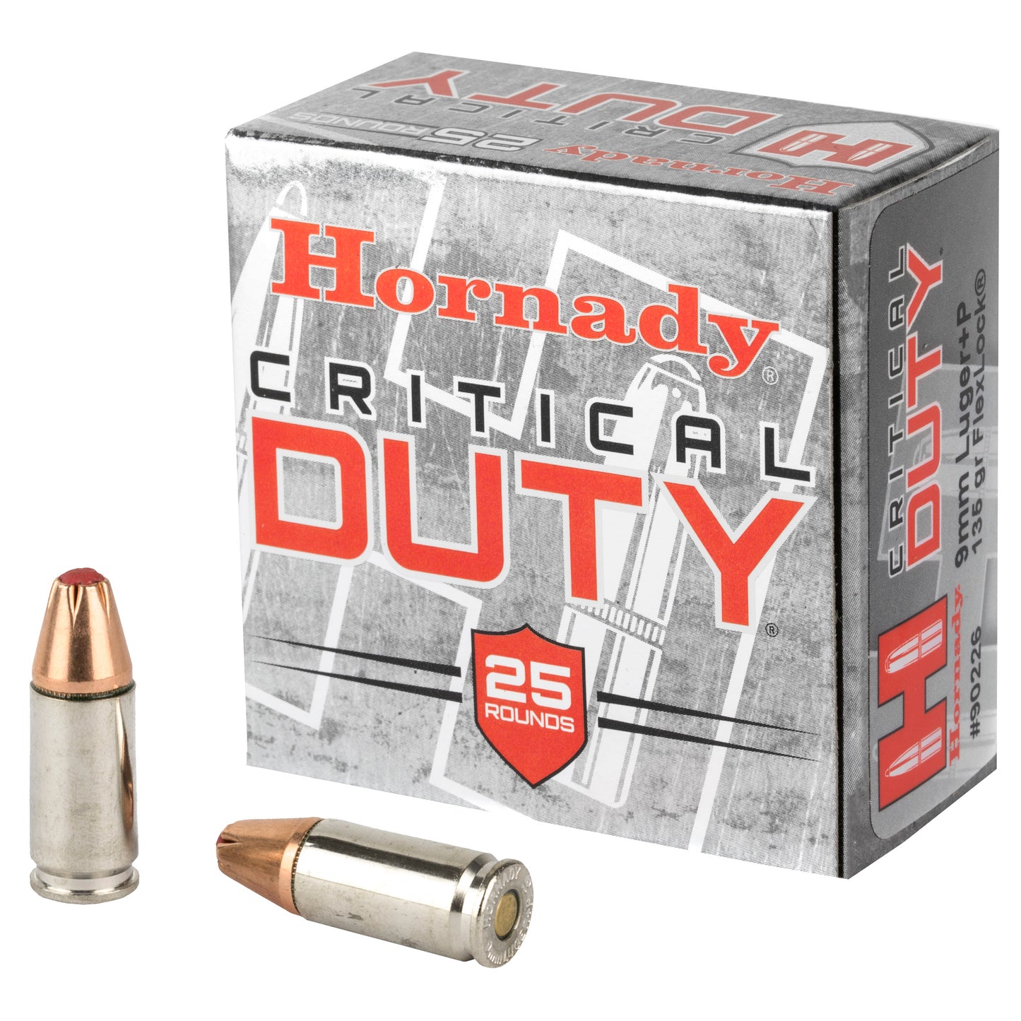 Hrndy 9mm+p 135gr Crt Duty 25/250