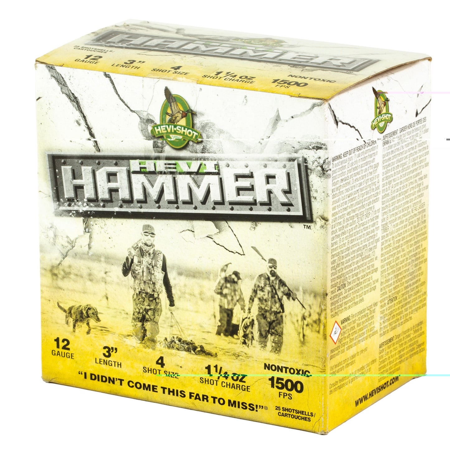 Hevi Hammer 12ga 3" #4 25/250