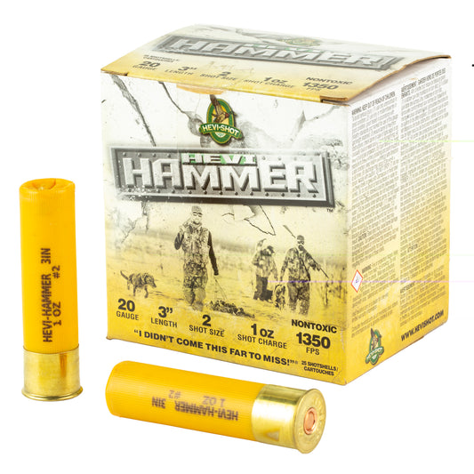 Hevi Hammer 20ga 3" #2 25/250