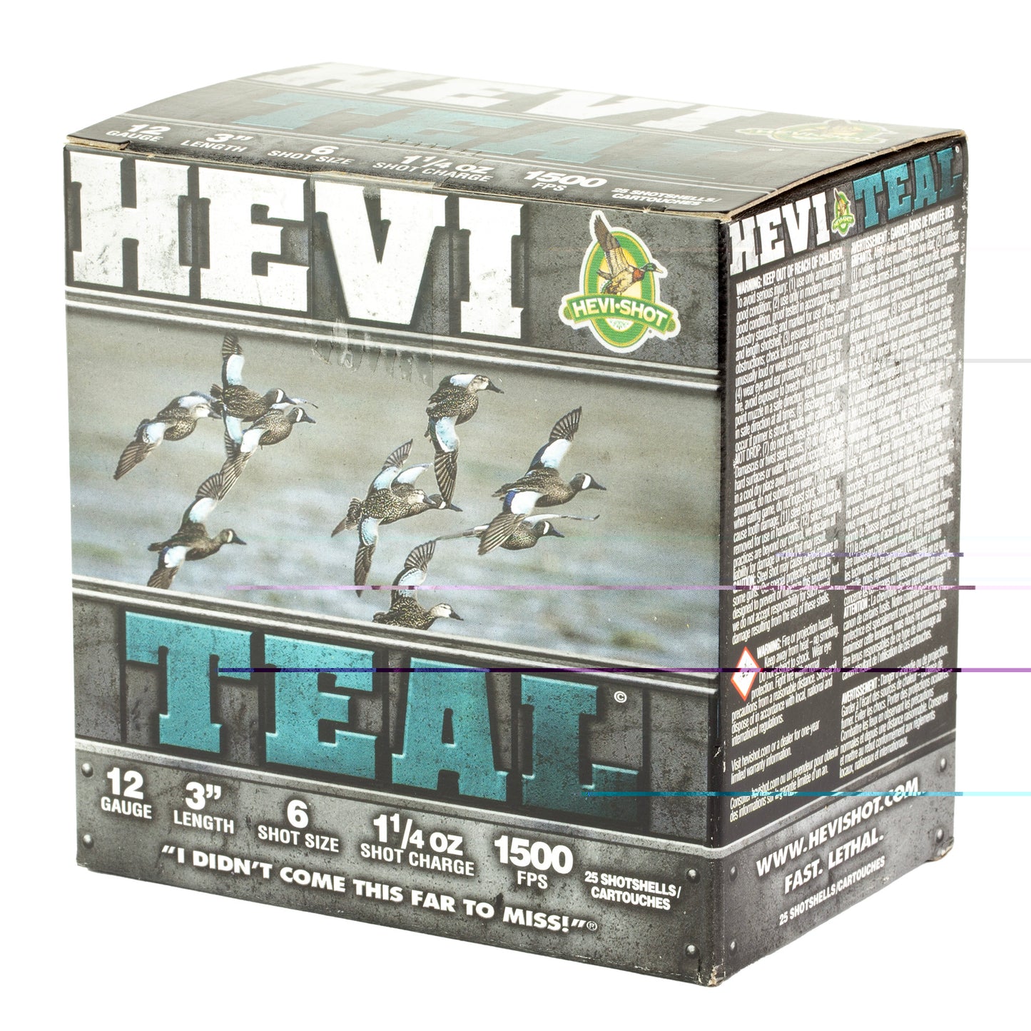 Hevi Teal 12ga 3" #6 25/250