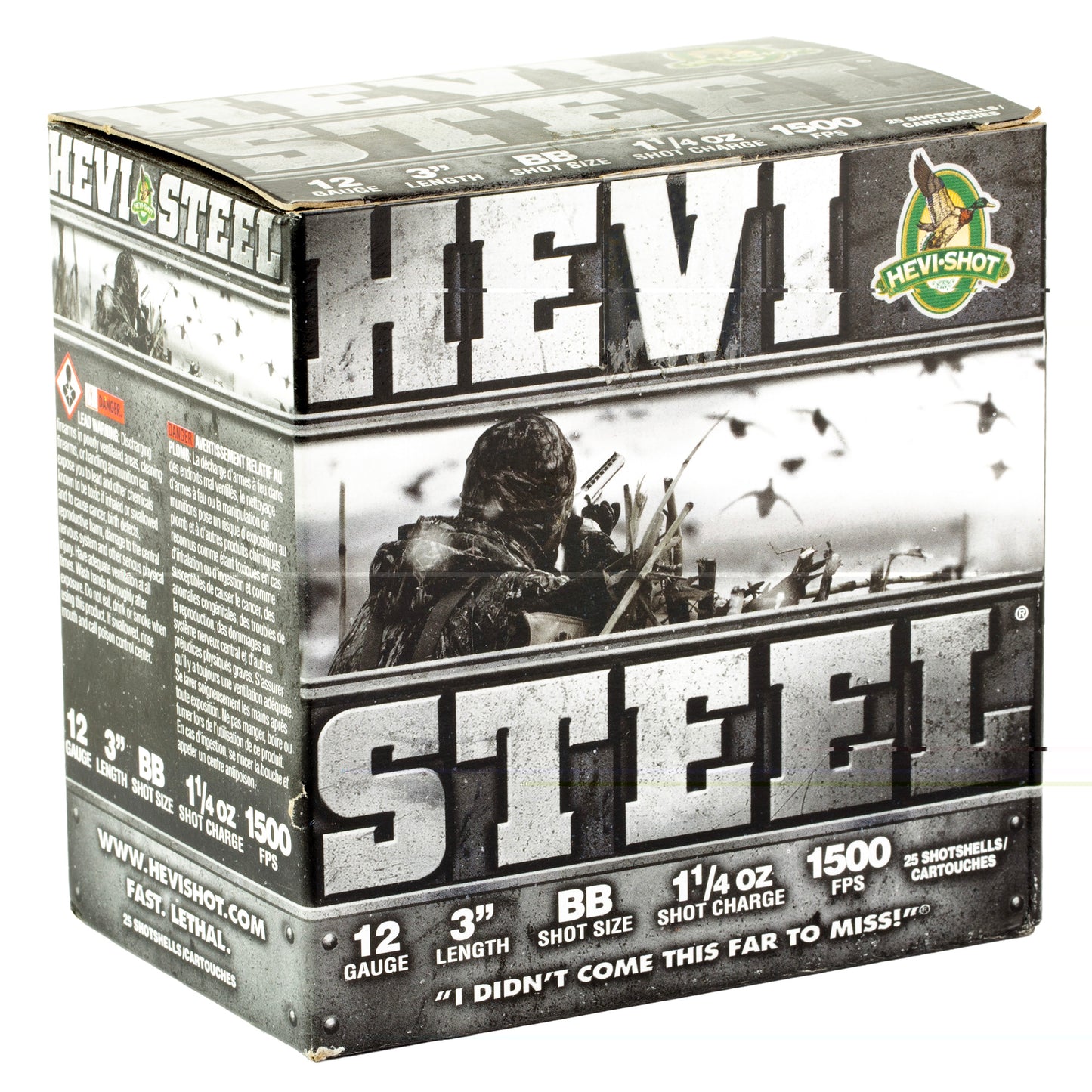 Hevi Steel 12ga 3" Bb 25/250