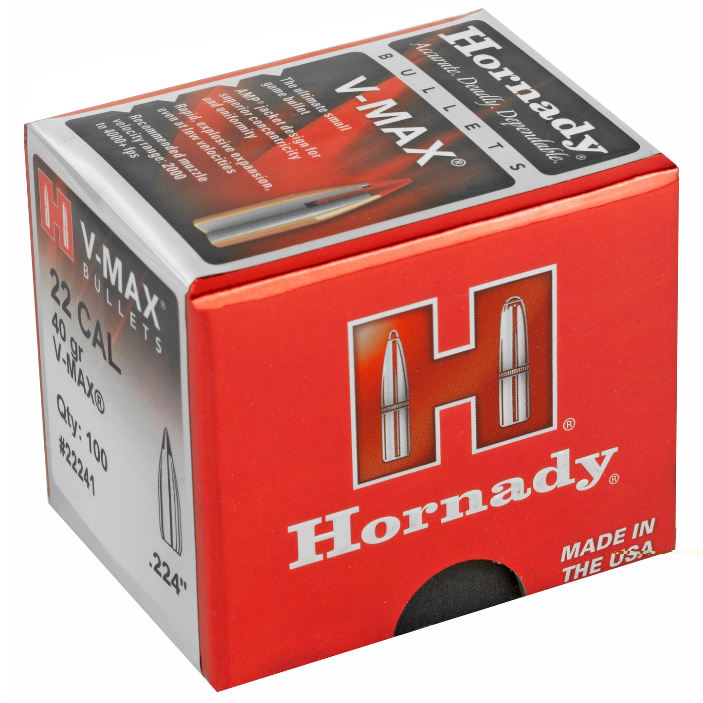 Hrndy V-max 22 Cal .224 40gr 100ct