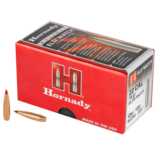 Hrndy Eld-m 22cal .224 75gr 100ct