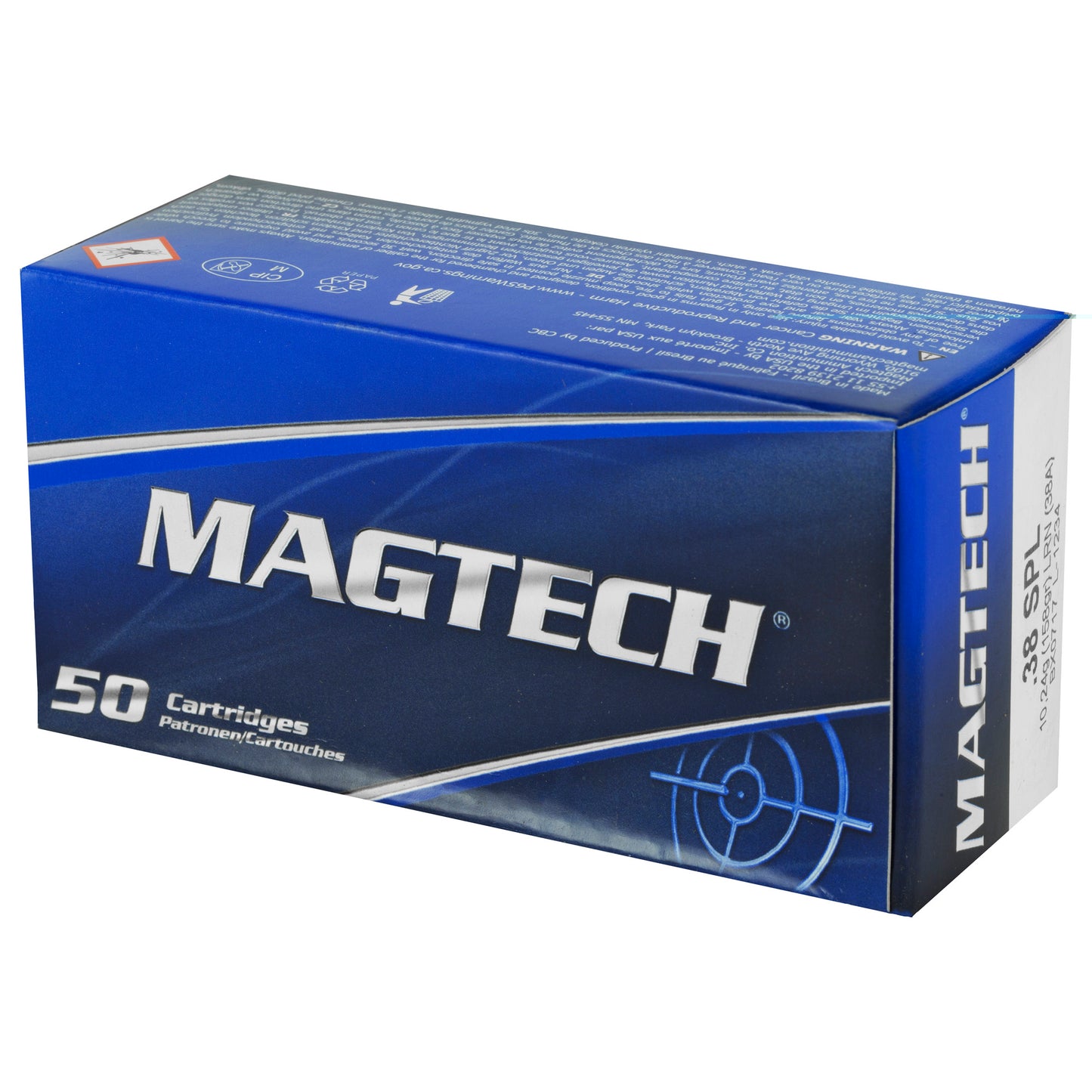 Magtech 38spl 158gr Lrn 50/1000