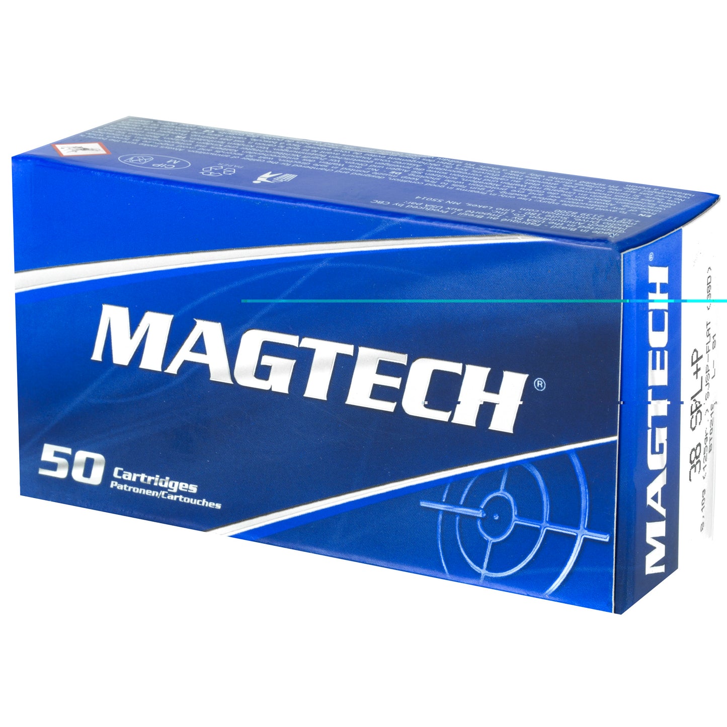 Magtech 38 Spl+p 125sjsp Flat 50/