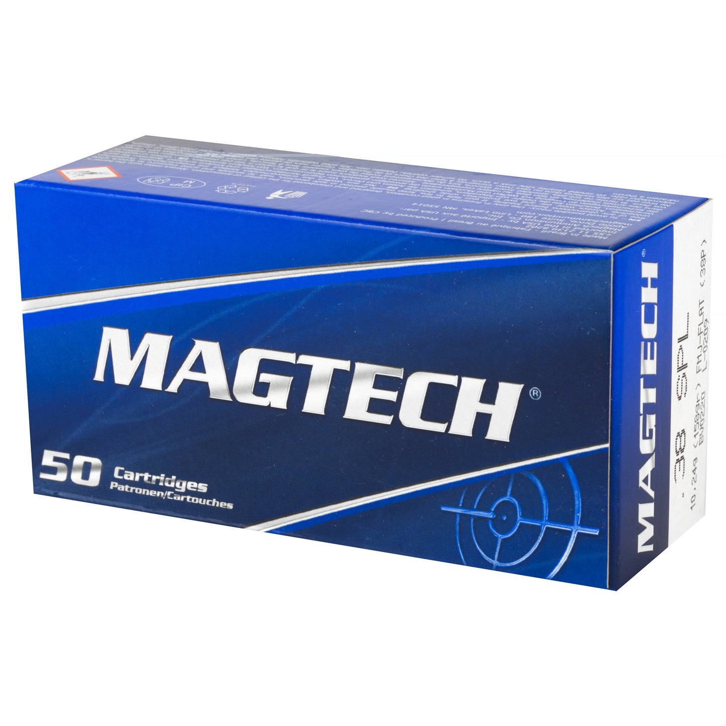 Magtech 38spl 158gr Fmj Flat 50/1000