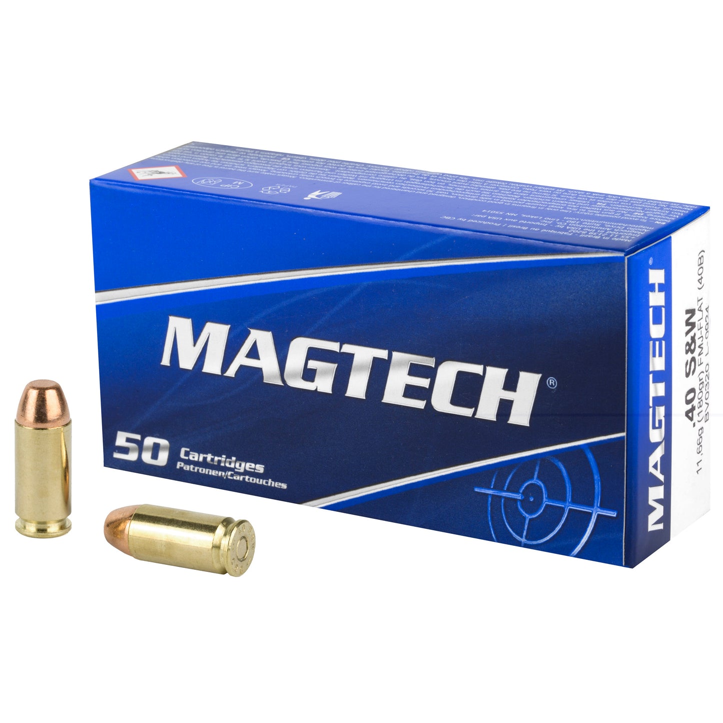 Magtech 40s&w 180gr Fmj 50/1000