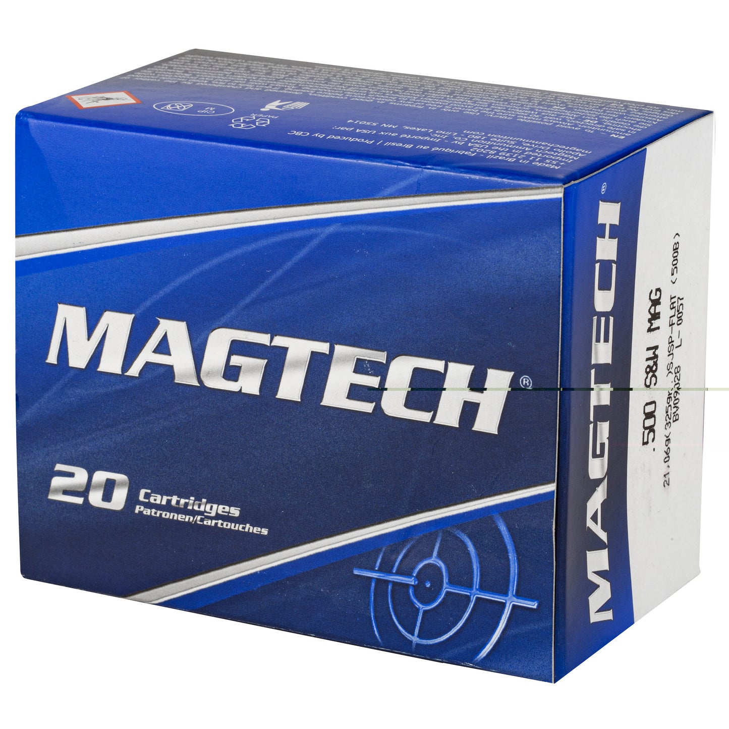 Magtech 500sw 325gr Sjsp 20/500