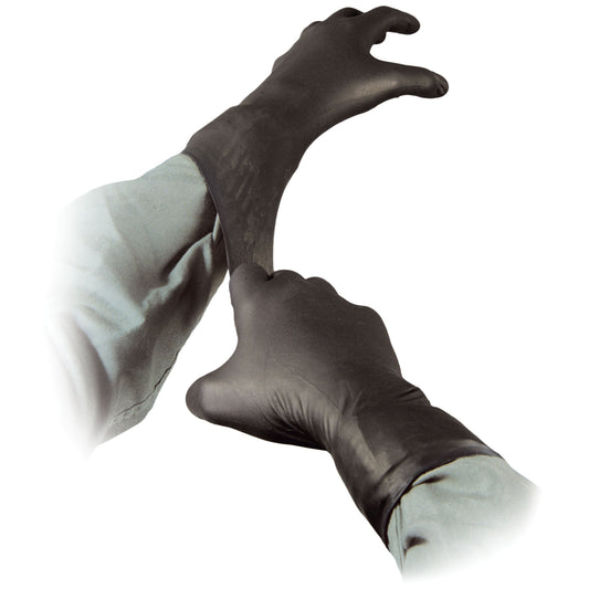 Nar Gloves Black Nitrile Med 50 Pair