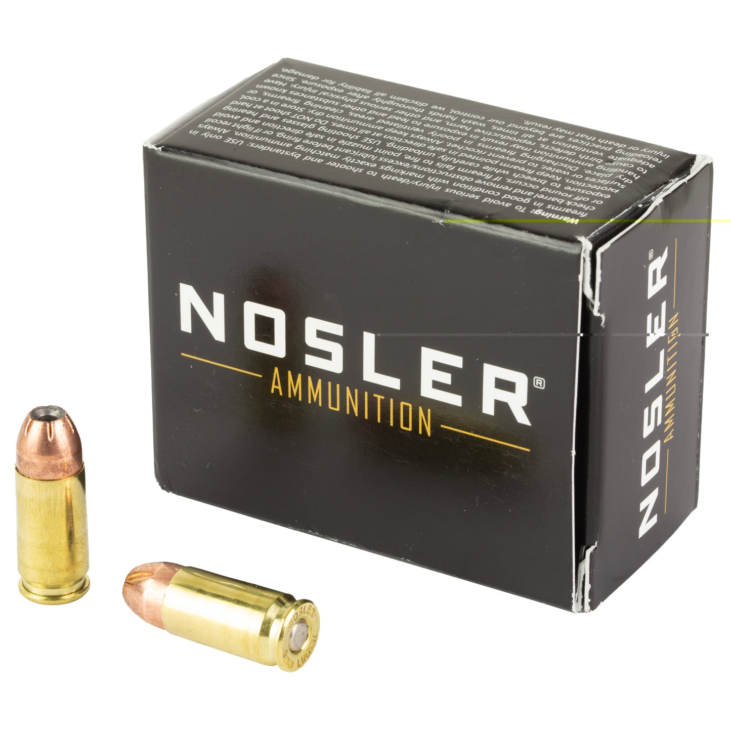 Nosler Asp 9mm 115gr Hg Jhp 20/400