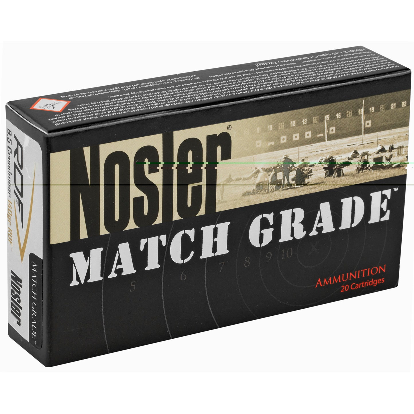 Nosler 6.5crd 140gr Rdf Hpbt 20/200