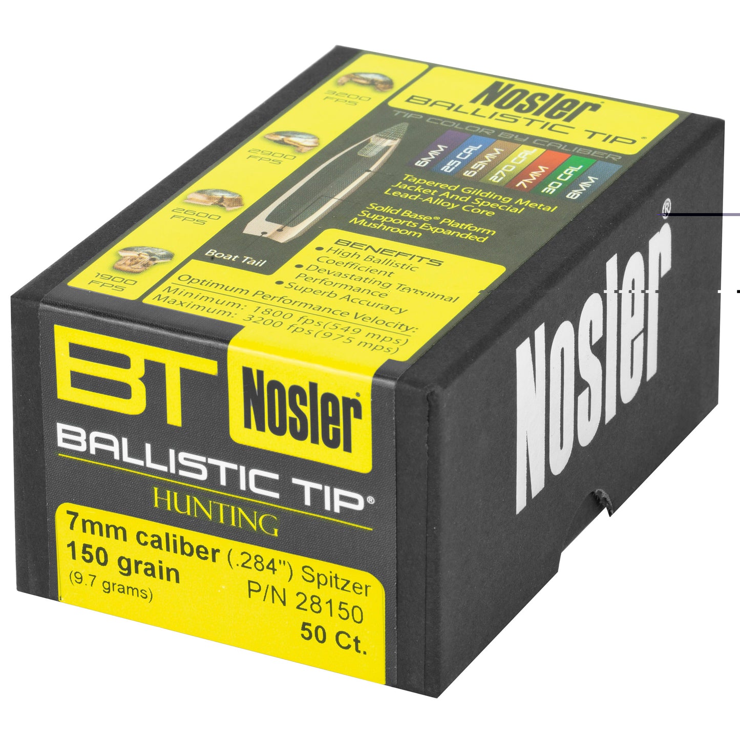 Nosler 7mm 150gr Ballistic Tip 50ct