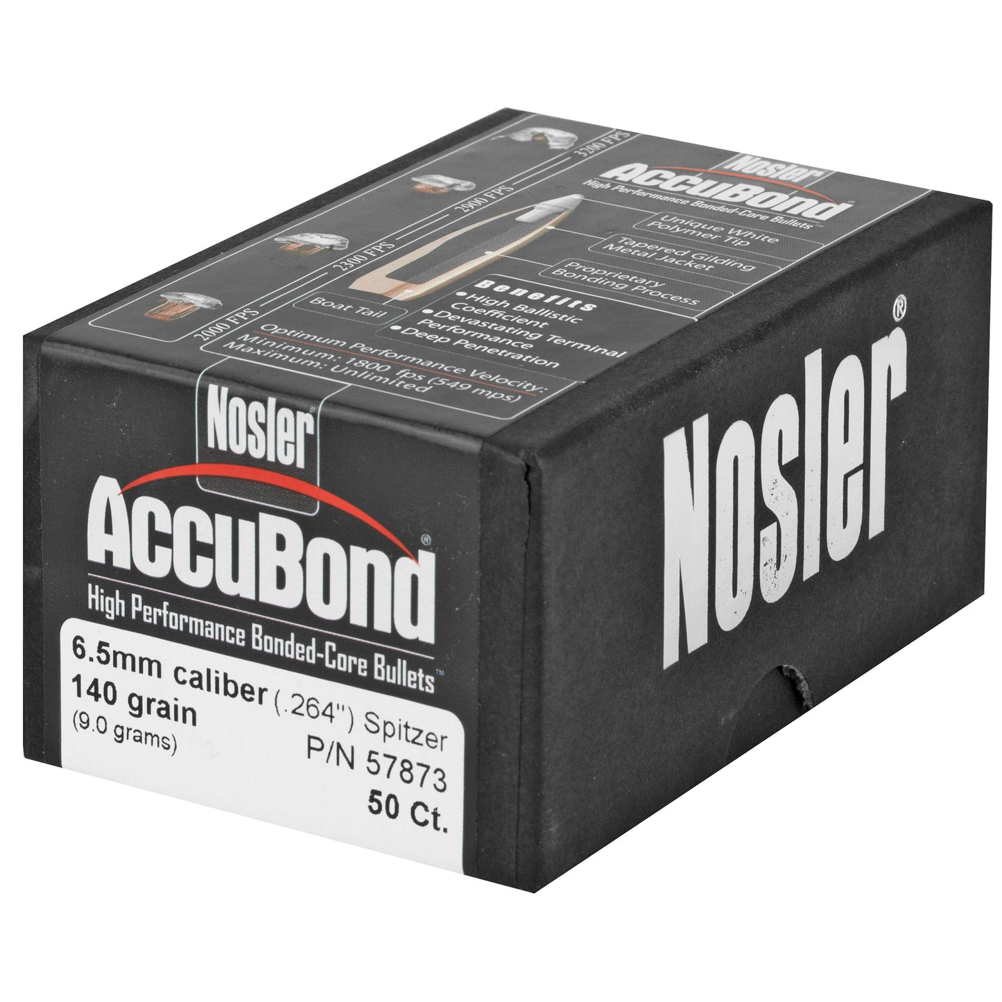 Nosler 6.5mm 140gr Accubond 50ct