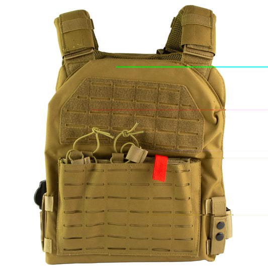 Ncstar Lsr Plate Carrier 2xl Tan