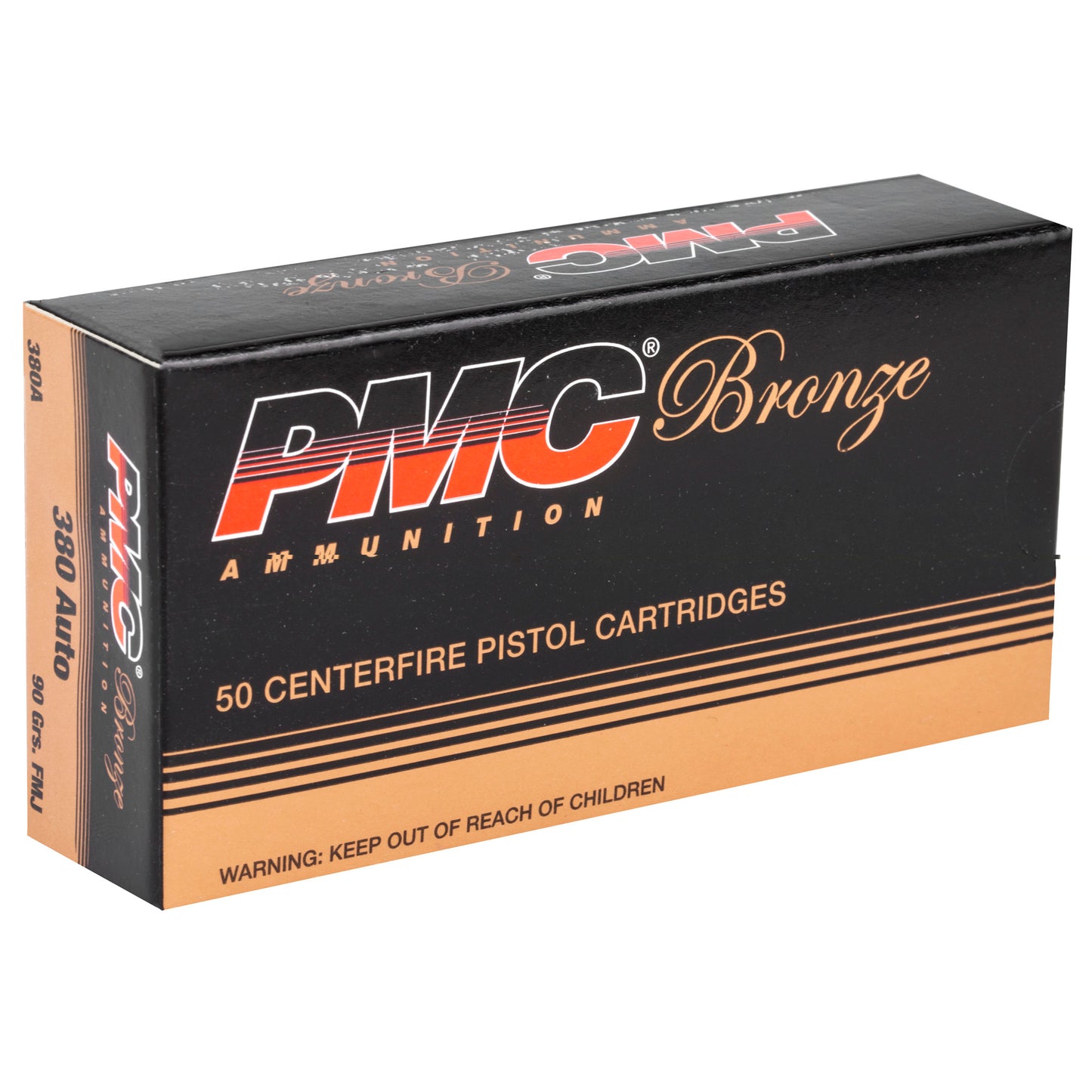 Pmc Brnz 380acp 90gr Fmj 50/1000