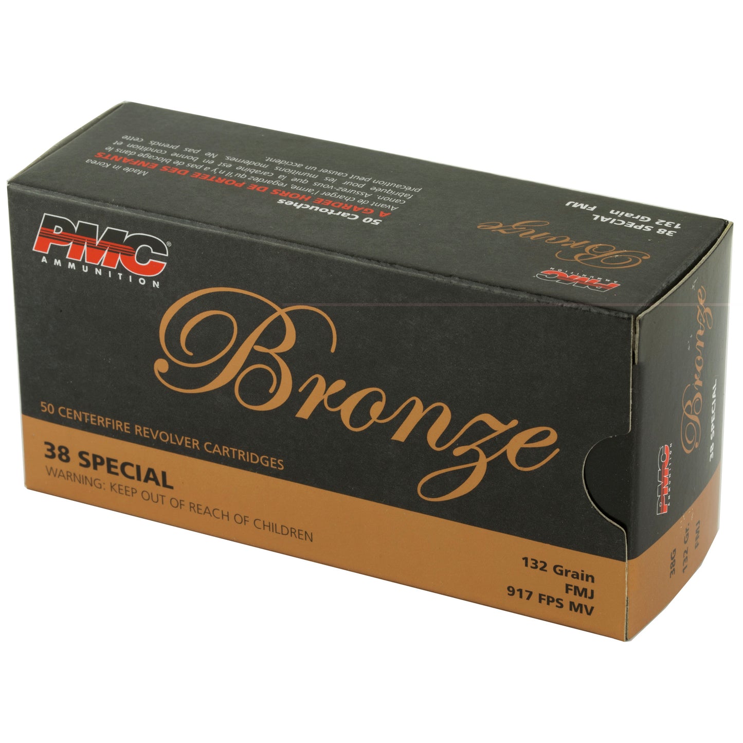 Pmc Brnz 38spl 132gr Fmj 50/1000