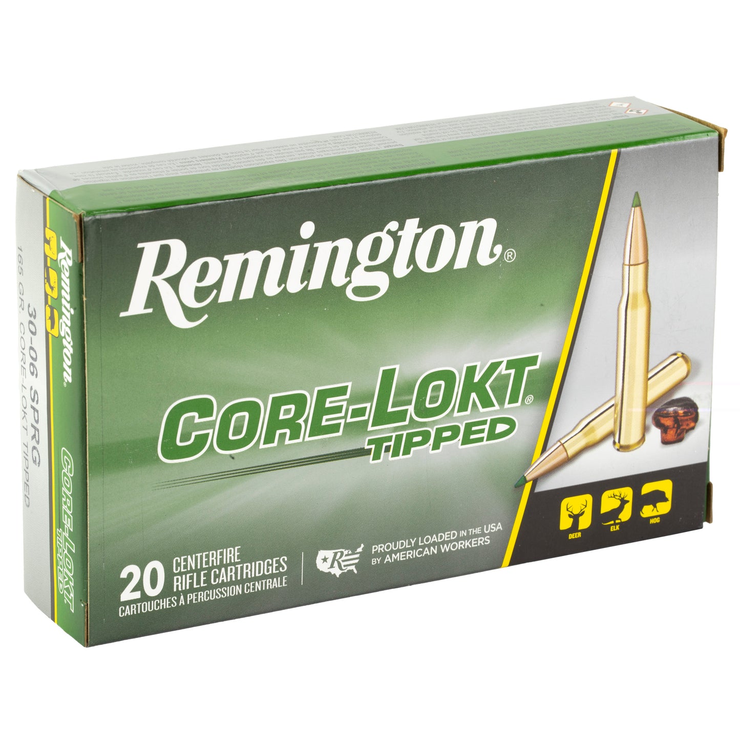 Rem 30-06sprg 165gr Cl Tipped 20/200